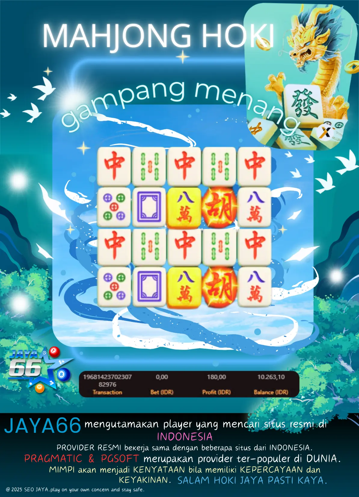 JAYA66 : Situs Resmi Amanah Provider Slot Terpopuler image 1